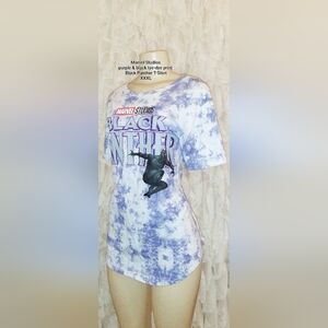 ​Marvel Studios Black Panther Purple Tie-Dye Tee – XXXL